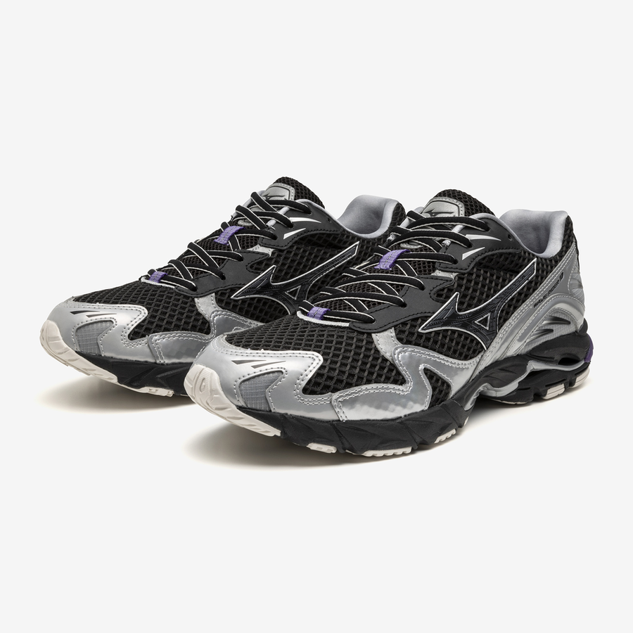 Mizuno WAVE RIDER 10 Black/black sand/purple haze
