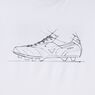 Mizuno MORELIA OFF PRINT TEE HALFSLEEVE White