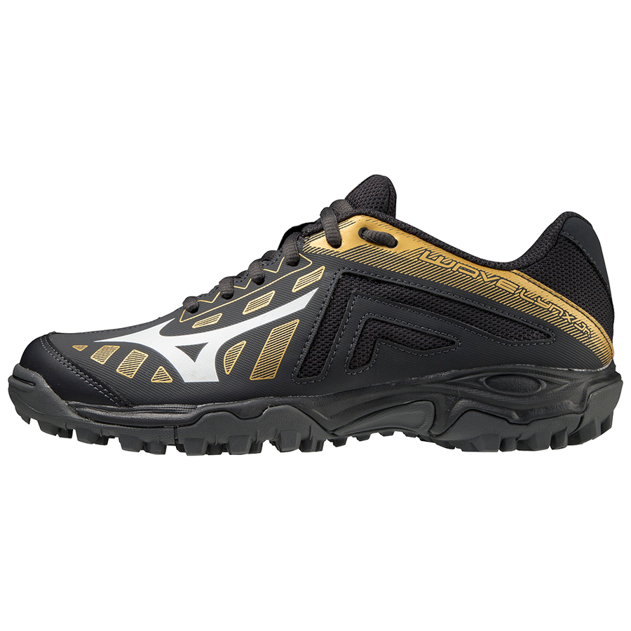 Mizuno Wave Lynx Junior BlkOyster/MPGold/IronGat