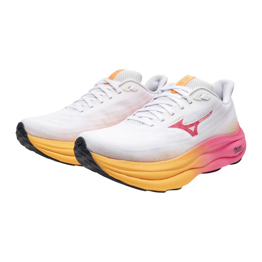 Mizuno WAVE SKY 9 White/Tang Orange/Pink Tetra