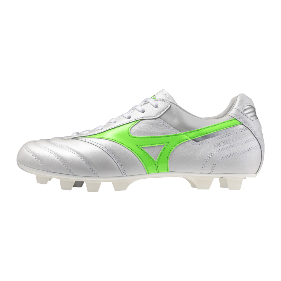 Mizuno MORELIA II JAPAN White/neon green/galaxy silver