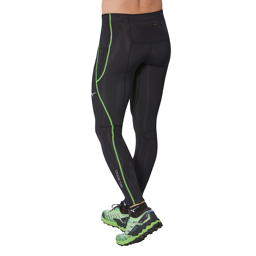 Mizuno BG3000 Long Tight Black/Light Green