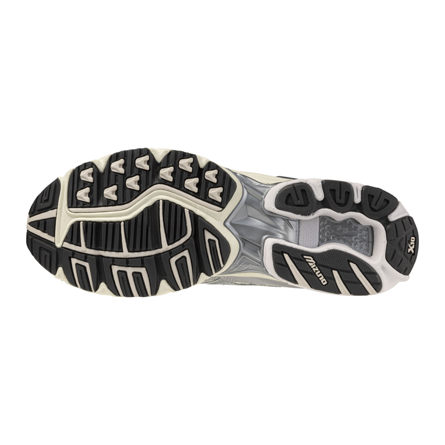 Mizuno WAVE RIDER 10 MIZSnowWhite/Slate/BistroGreen