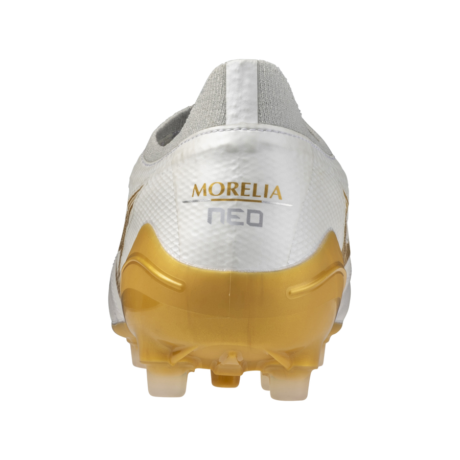 Mizuno MORELIA NEO IV β ELITE AG White/MP Gold/Cool Gray 3C