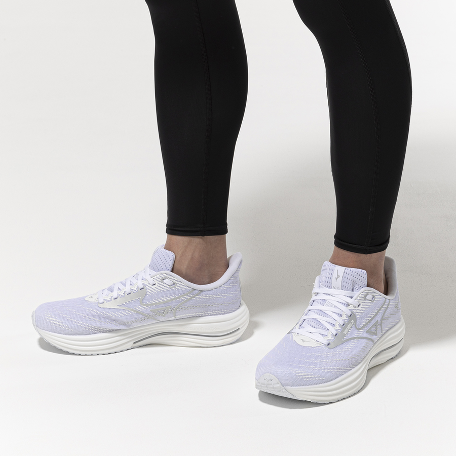 Mizuno WAVE RIDER 29 White/Silver/Harbor Mist