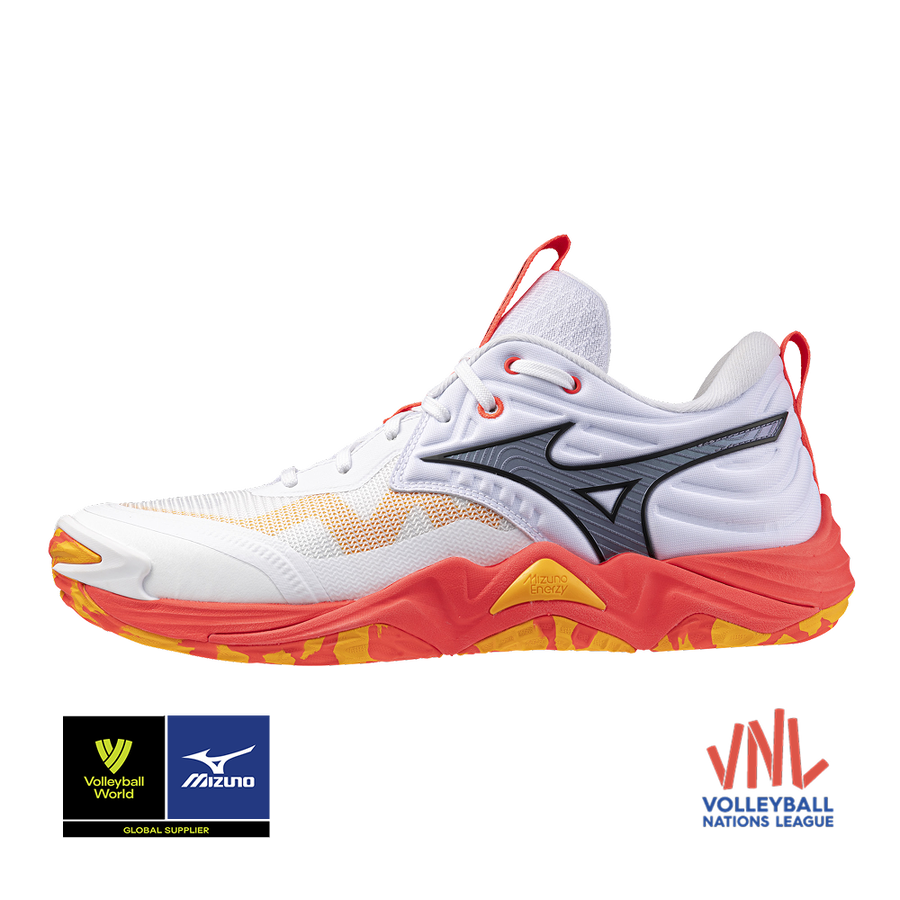 Mizuno WAVE MOMENTUM ELITE White/Fiery Coral 2/Citrus