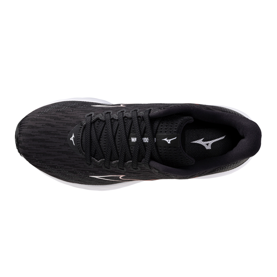 Mizuno WAVE RIDER 28 Black/White/Evening Primrose