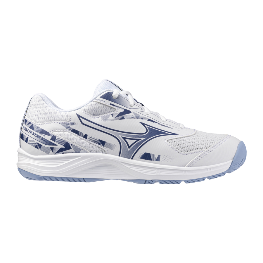 Mizuno STEALTH STAR 3 JR. White/bellwether blue/bel air blue