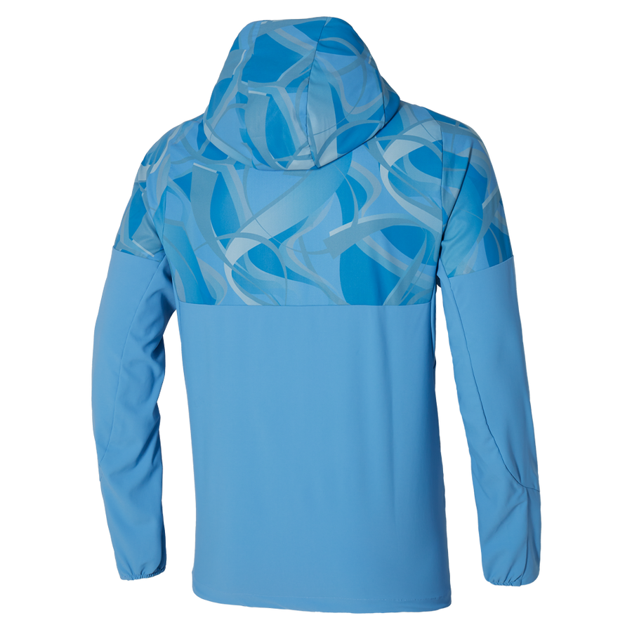 Mizuno PARIS ATHLETE HOODED JACKET Parisian blue