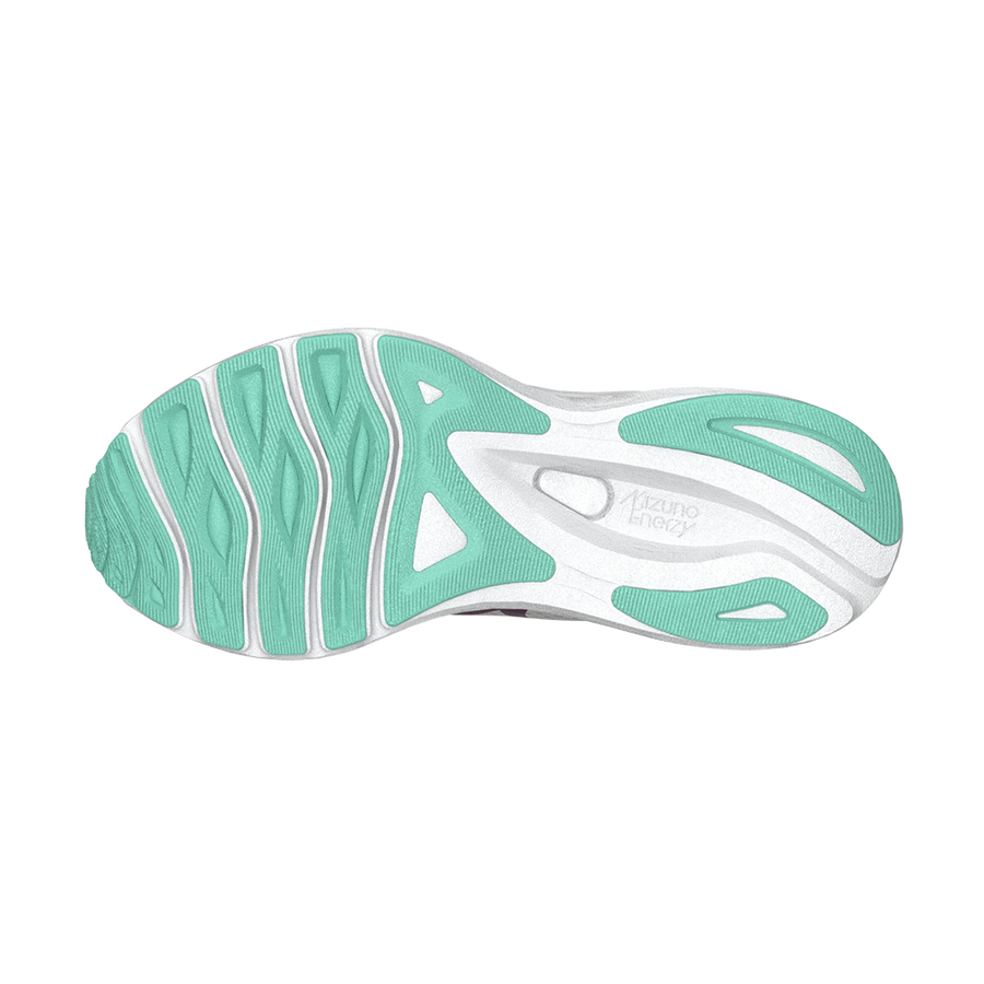 Mizuno WAVE SERENE 2 Snow White/Dark Purple/Ice Green