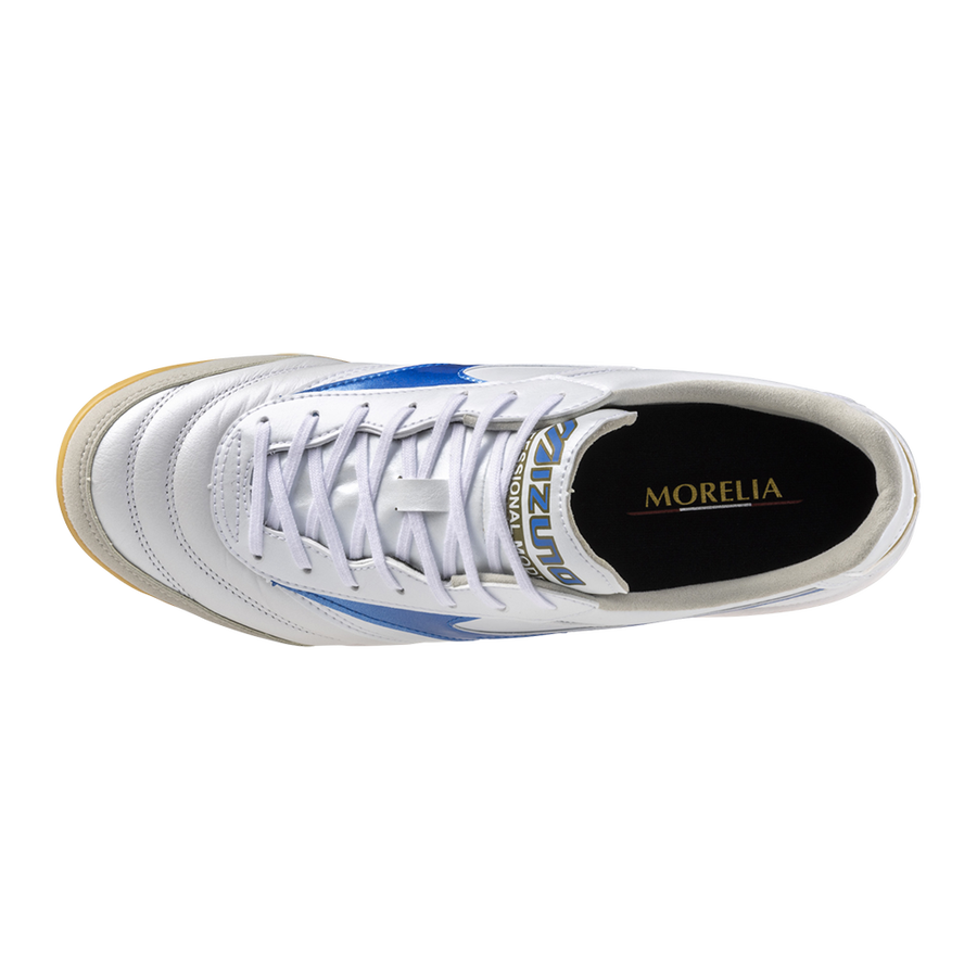 Mizuno MORELIA SALA ELITE IN White/laser blue/gold