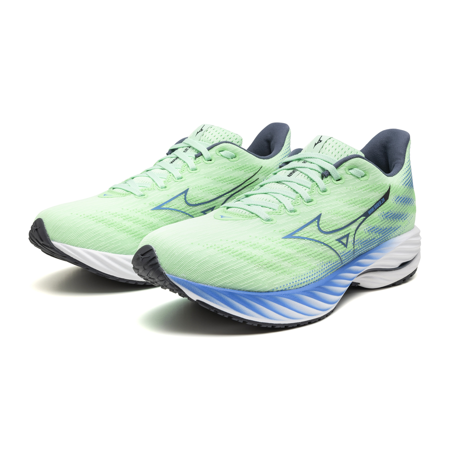 Mizuno WAVE RIDER 28 Neo Mint/Frontier Blue/Vintage