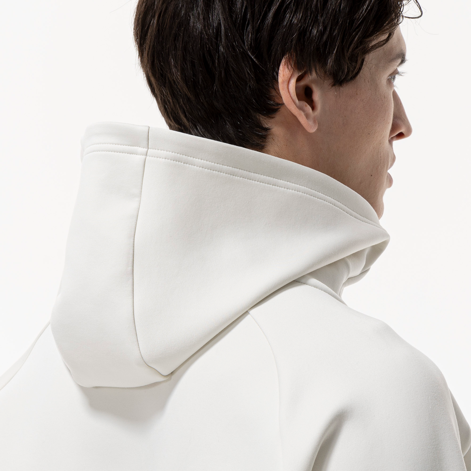 Mizuno JF SWEAT HOODIE FULL ZIP Off White