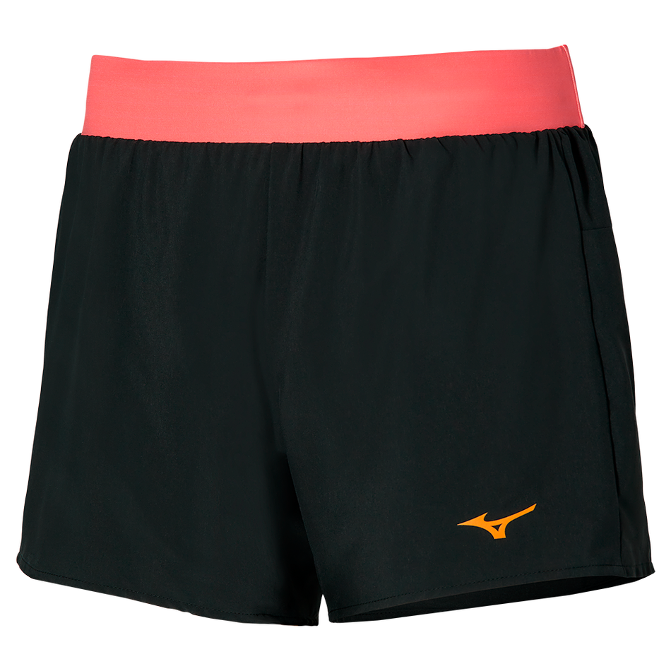 Mizuno Alpha 4.5 Shorts Black / Dubarry Red