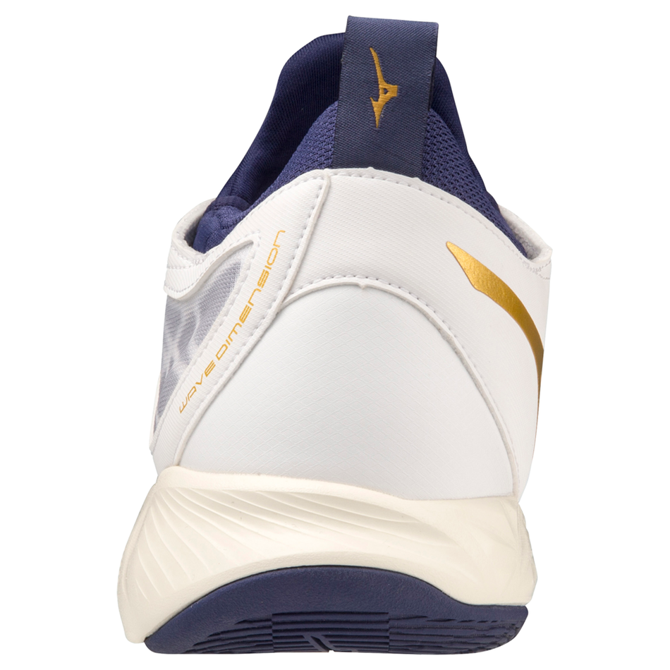 Mizuno WAVE DIMENSION White/BlueRibbon/MP Gold