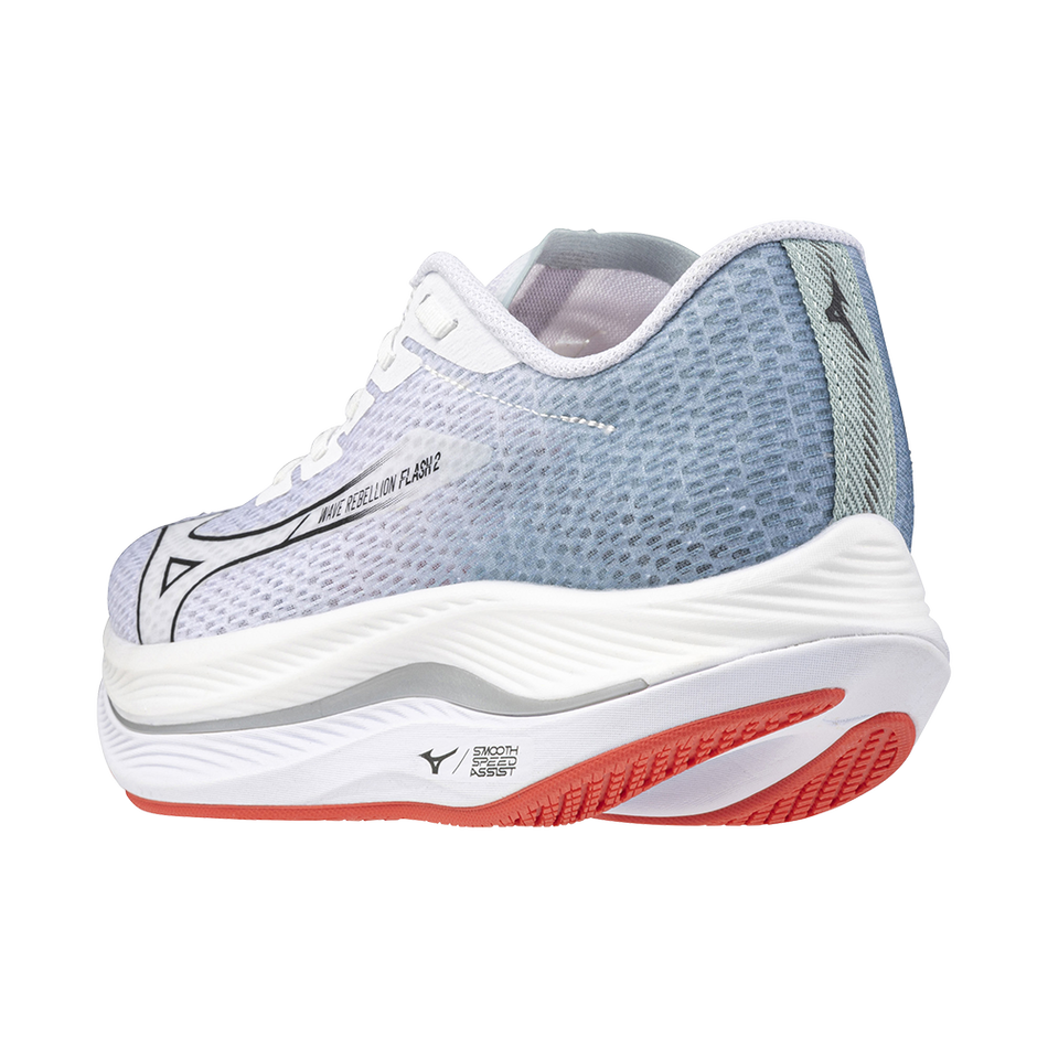 Mizuno WAVE REBELLION FLASH 2 White/Black/Gray Mist