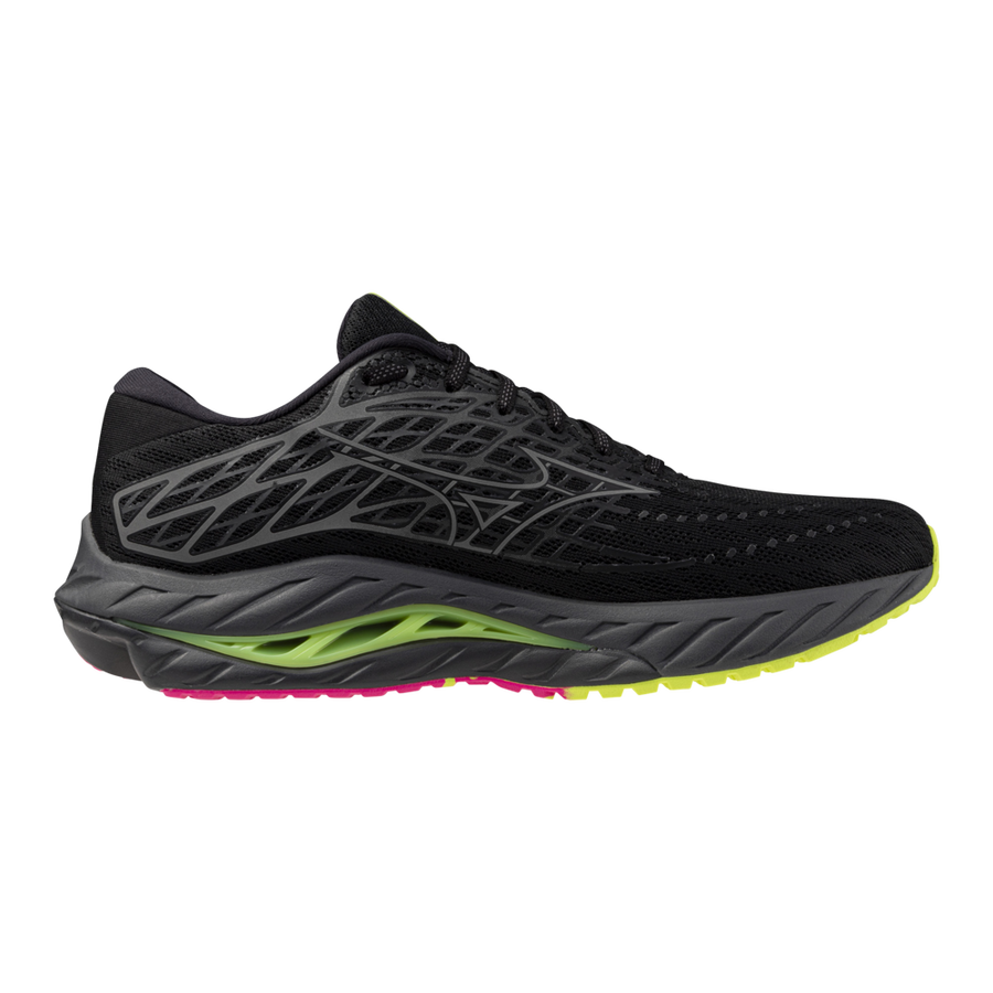 Mizuno WAVE INSPIRE 20 Black/silver/sunny lime