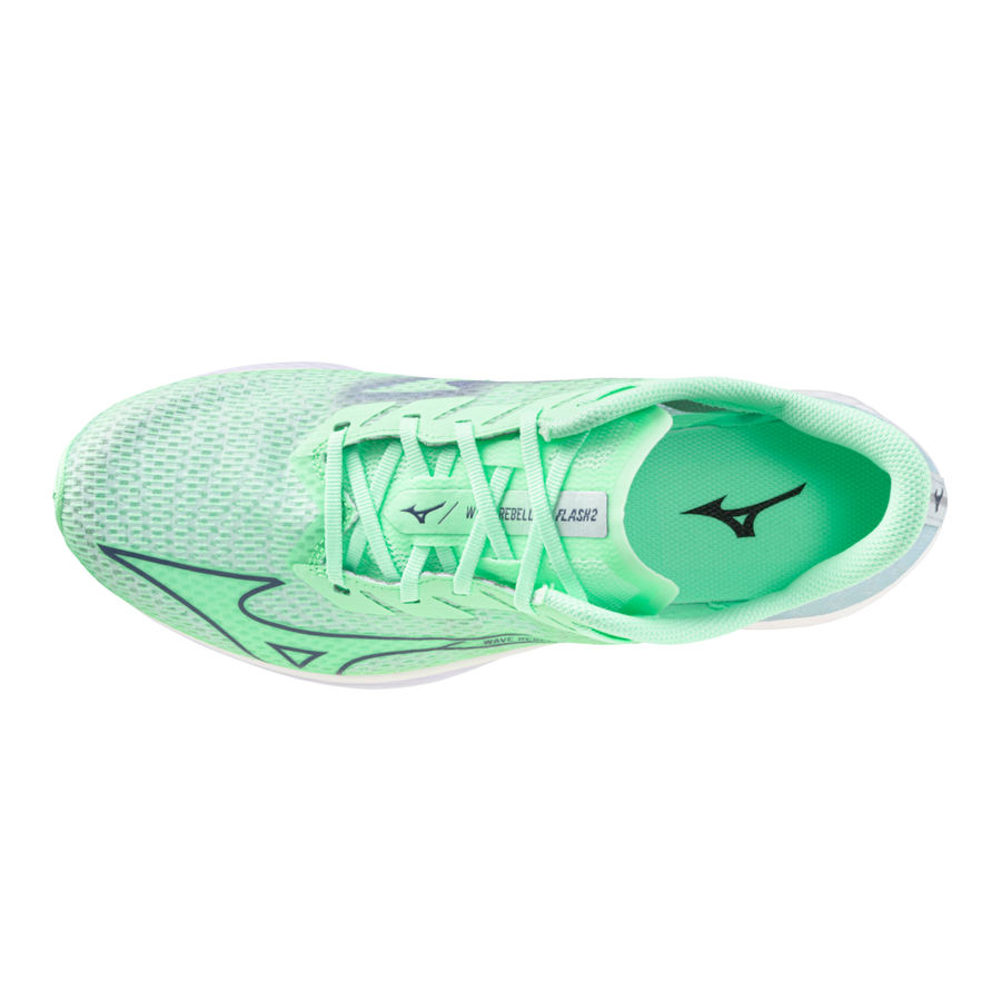 Mizuno WAVE REBELLION FLASH 2 NeoMint/VintageIndigo/HintMint