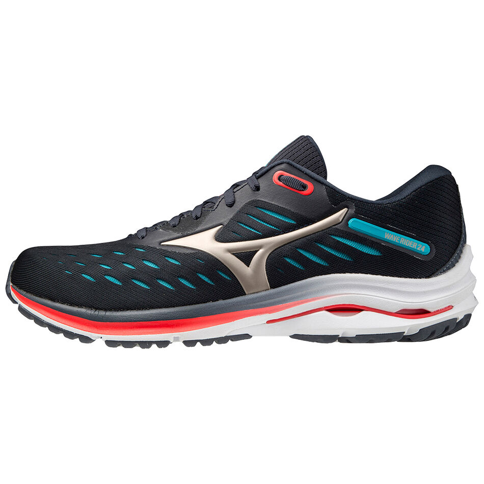 Mizuno Wave Rider 24 IndiaInk/PlatinumG/SBlue
