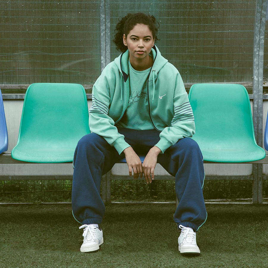 Mizuno ATHLETICS SWEAT PANT Blue wing teal