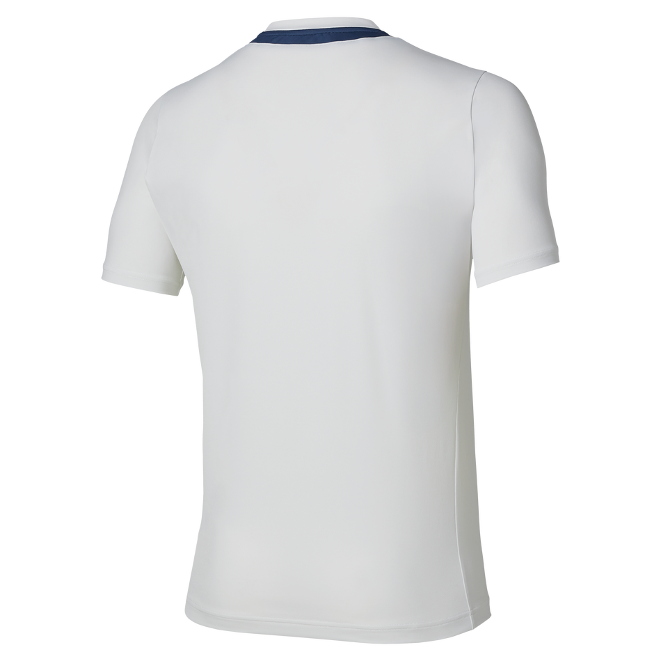 Mizuno Tennis Core Short Sleeve Tee White&times;insignia blue