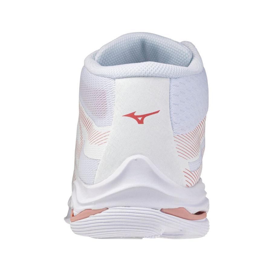 Mizuno WAVE LIGHTNING PRO MID White/Rose Elegance/Lava Falls
