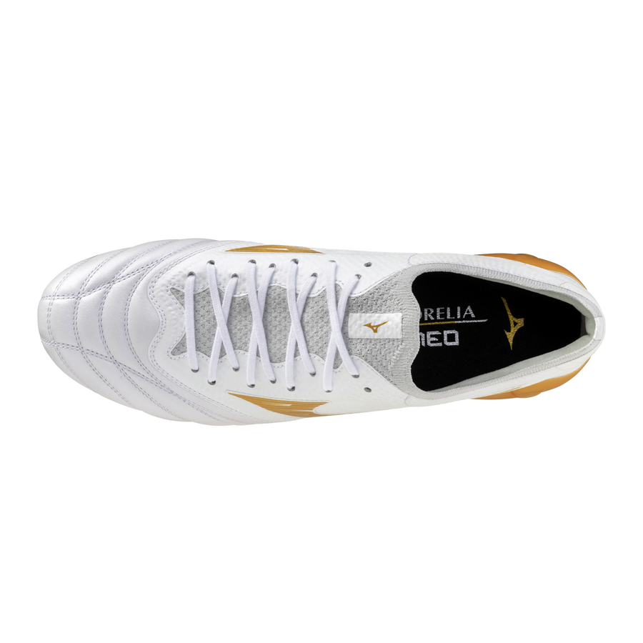 Mizuno MORELIA NEO IV β ELITE White/MP Gold/Cool Gray 3C