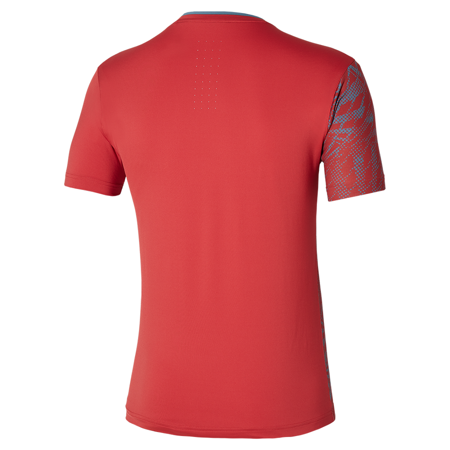 Mizuno MUGEN SHADOW GRAPHIC T-SHIRT Salsa