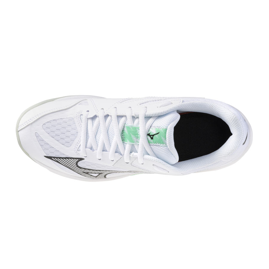 Mizuno LIGHTNING STAR Z7 Jr White/Black/Frozen Emerald