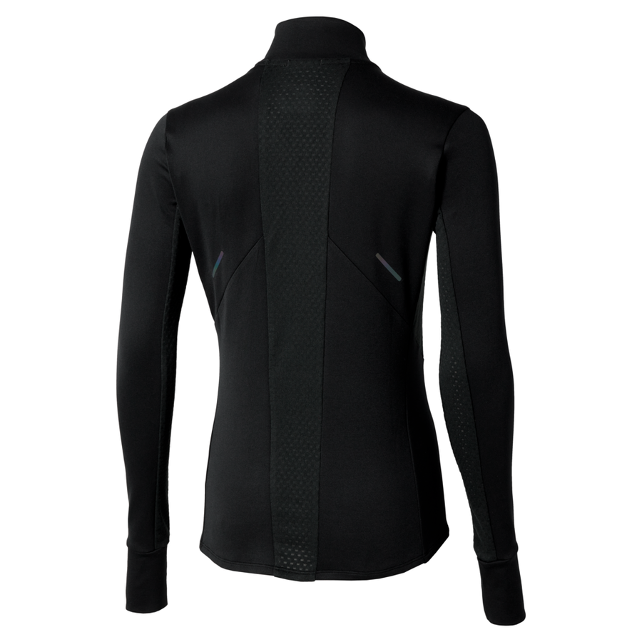 Mizuno Active Warmalite Half Zip Long Sleeve Top Black