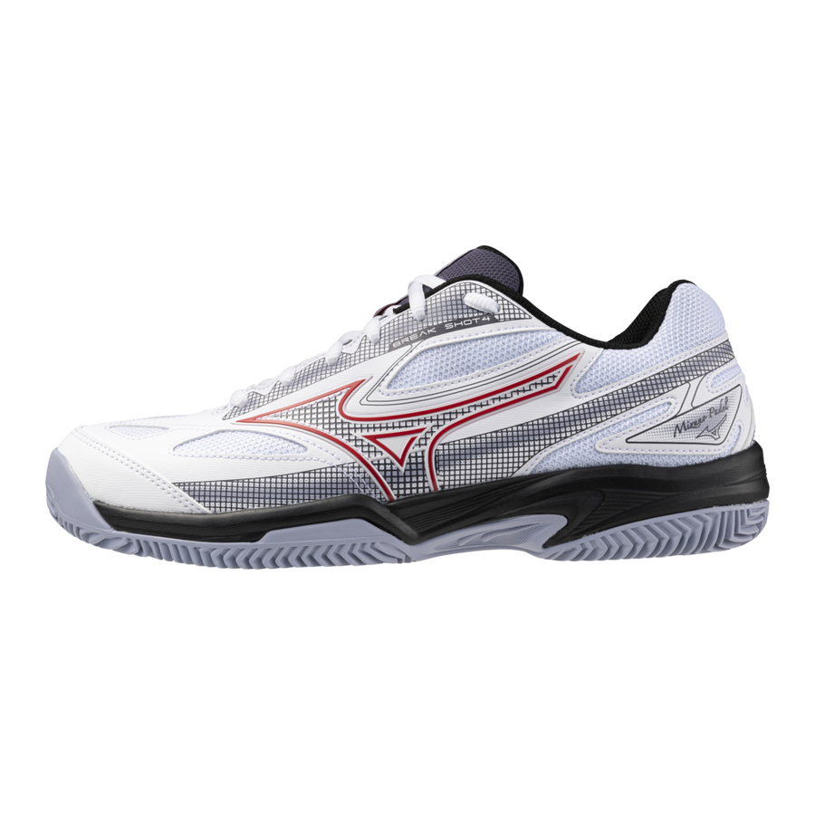 Mizuno BREAK SHOT 4 PADEL White/salsa/aleutian