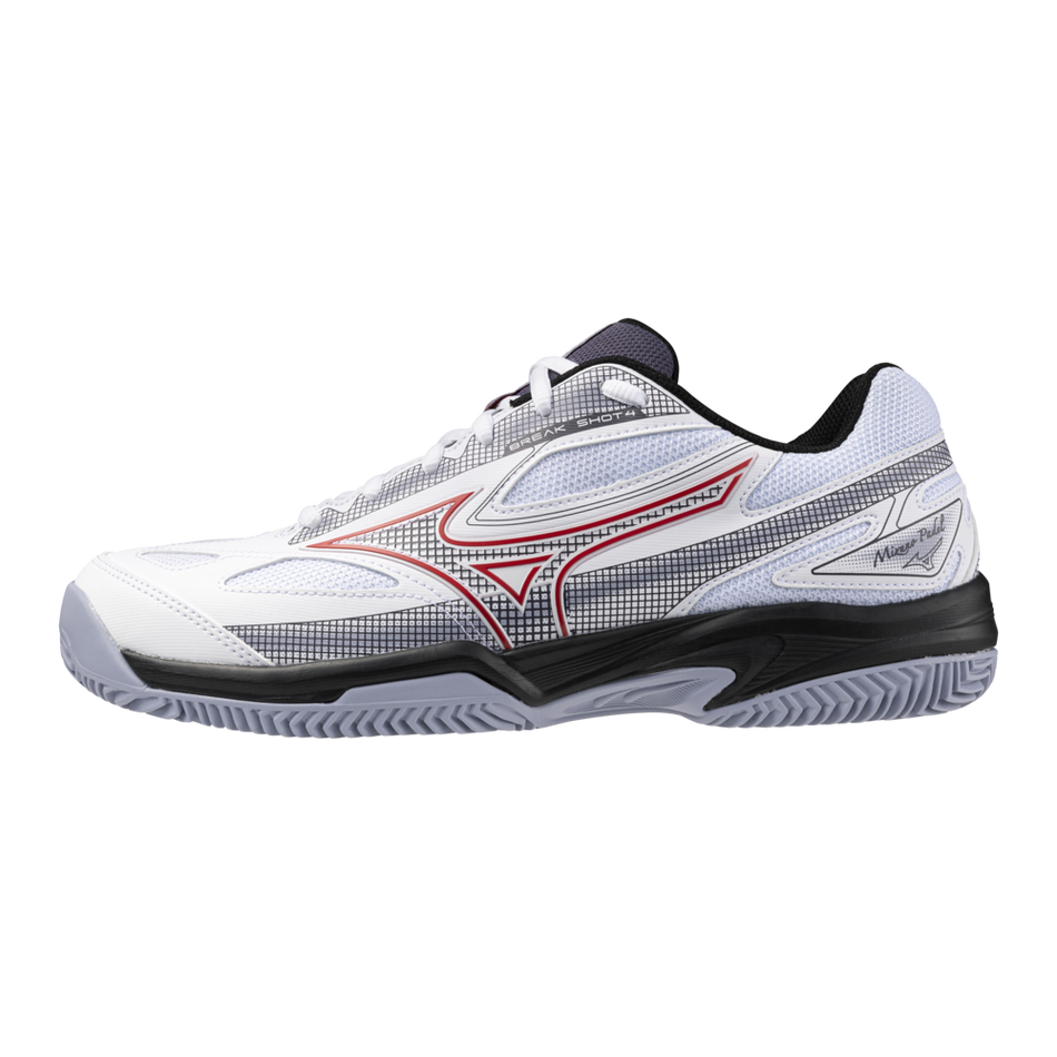 Mizuno BREAK SHOT 4 PADEL White/salsa/aleutian