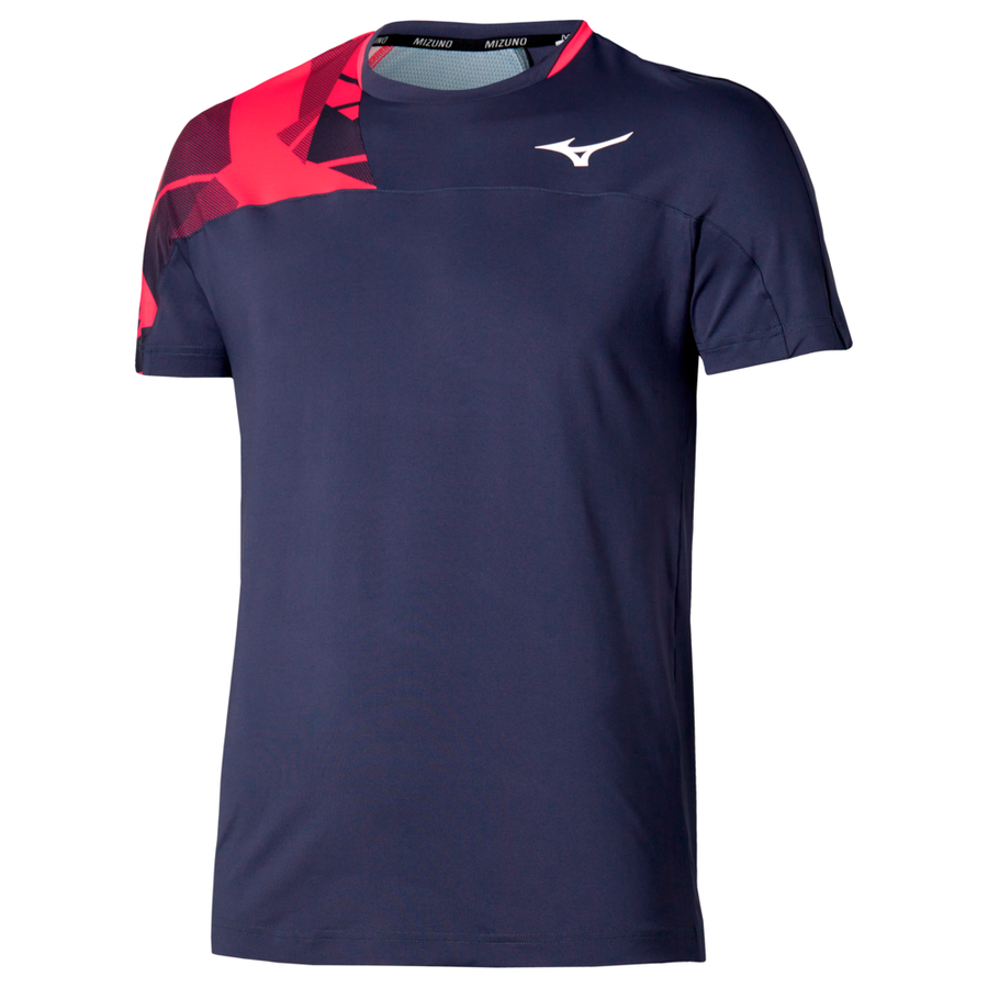 Mizuno Daybreakers Shadow Short Sleeve Tee Odyssey Gray