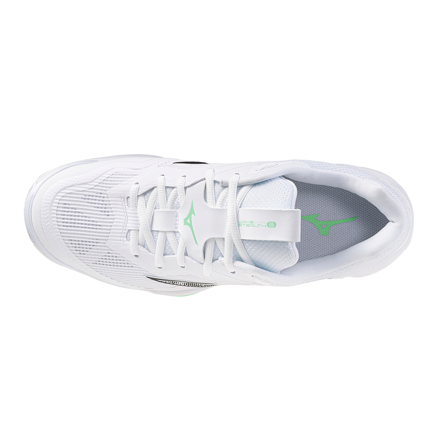Mizuno WAVE STEALTH 6 White/Black/Frozen Emerald
