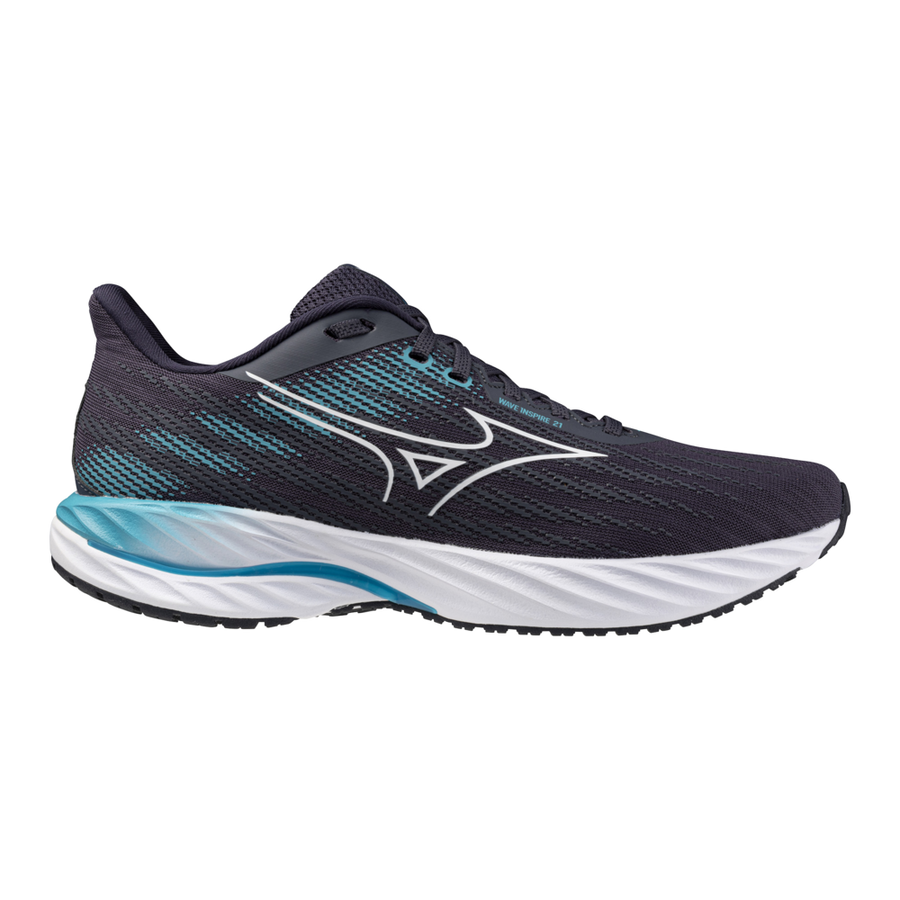 Mizuno WAVE INSPIRE 21 Odyssey Gray/White/Capri Breeze