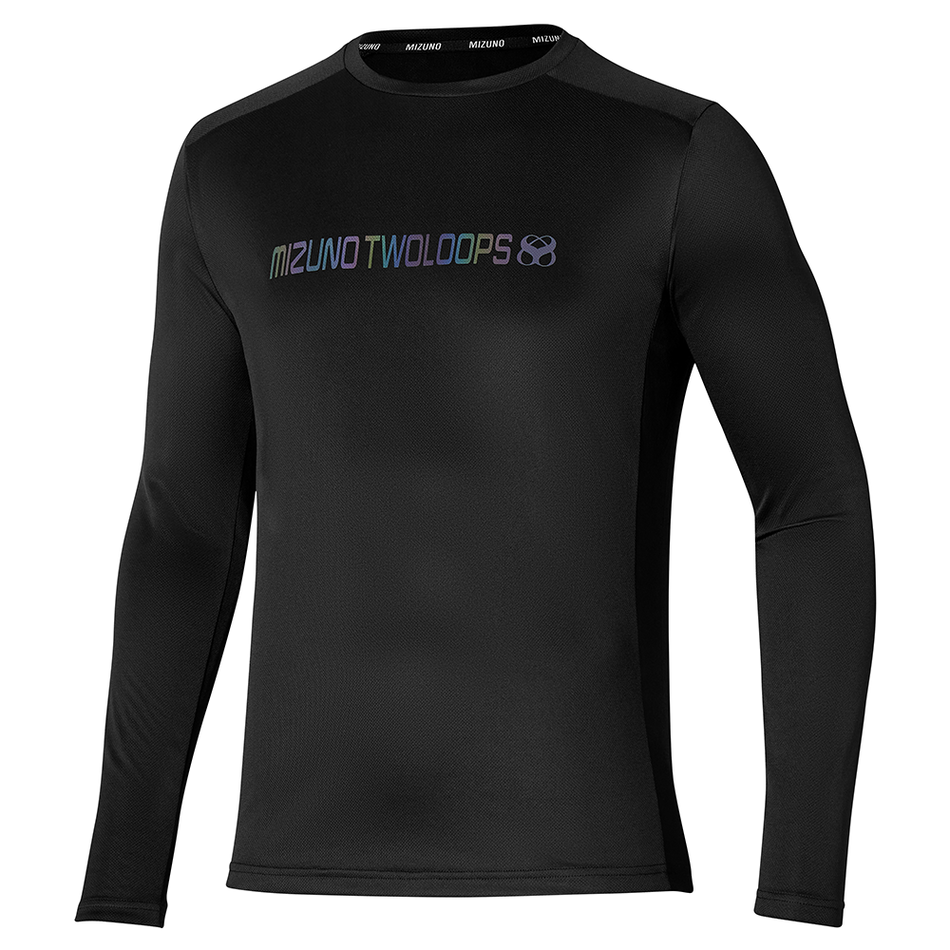 Mizuno Two Loops 8 Tee Black