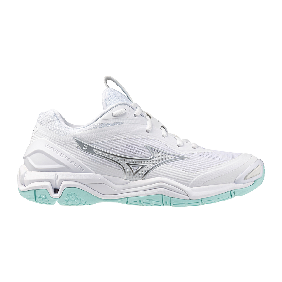 Mizuno WAVE STEALTH 6 White/Blue Tint