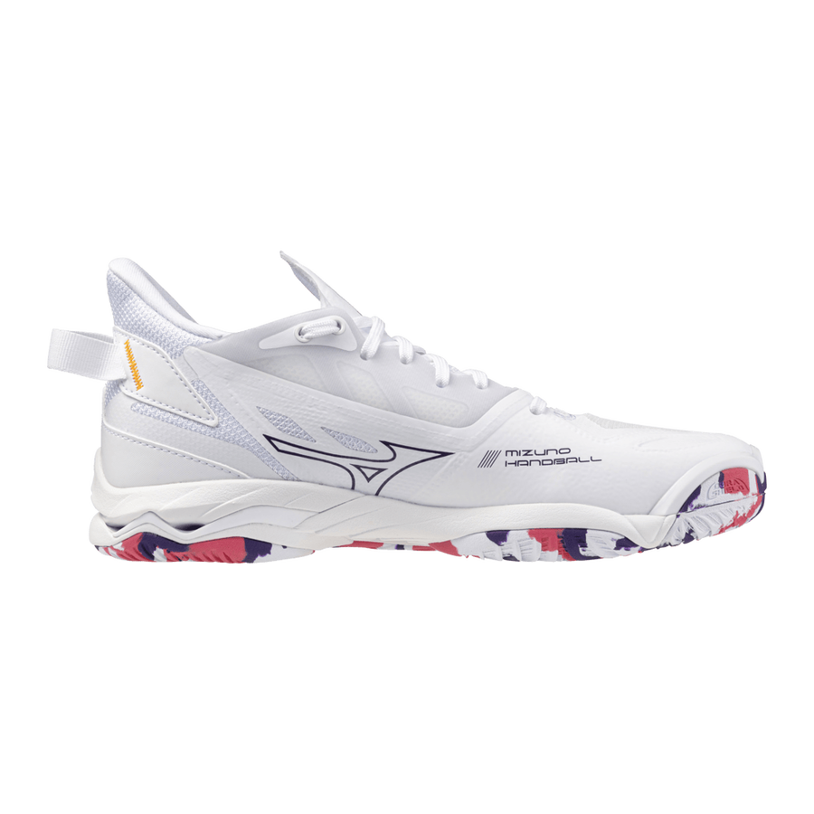 Mizuno WAVE MIRAGE 5 White/VioletIndigo/CamelliaRos