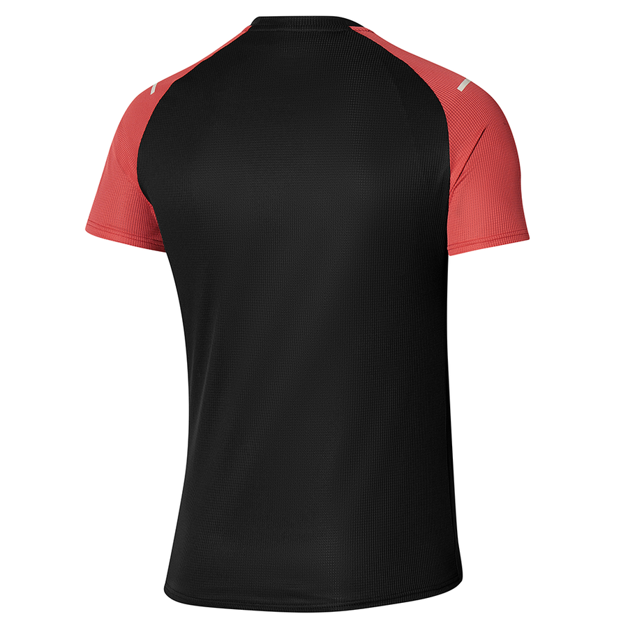 Mizuno DryAeroFlow Tee Black/Mineral Red
