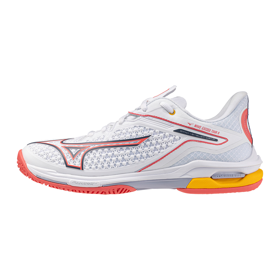 Mizuno WAVE EXCEED TOUR 6 AC White/Calypso Coral/Icelandic Blue
