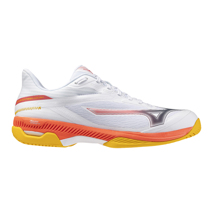 Mizuno WAVE EXCEED COURT AC White/Calypso Coral/Citrus