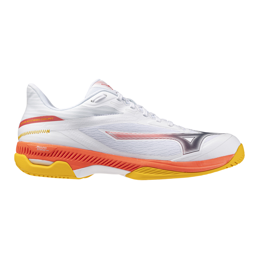 Mizuno WAVE EXCEED COURT AC White/Calypso Coral/Citrus