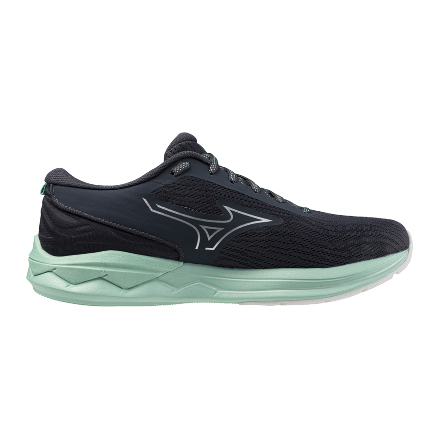 Mizuno WAVE REVOLT 3 India ink/neo silver/dusty jade green