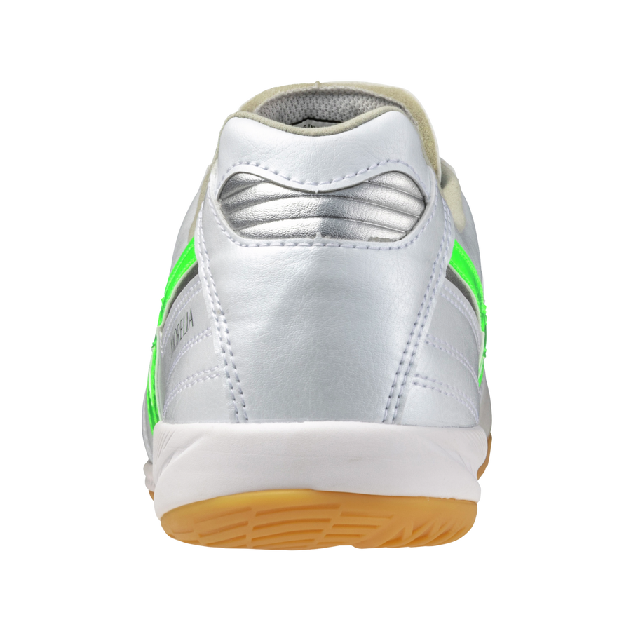 Mizuno MORELIA SALA ELITE IN White/neon green/galaxy silver