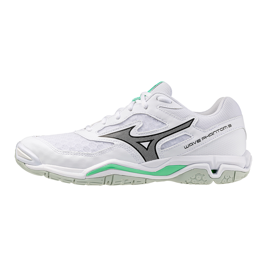 Mizuno WAVE PHANTOM 3 White/Black/Frozen Emerald