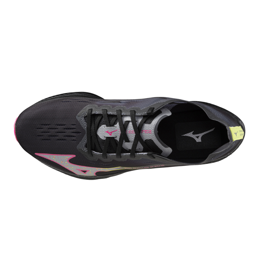 Mizuno WAVE REBELLION PRO 2 Black/silver/pink tetra