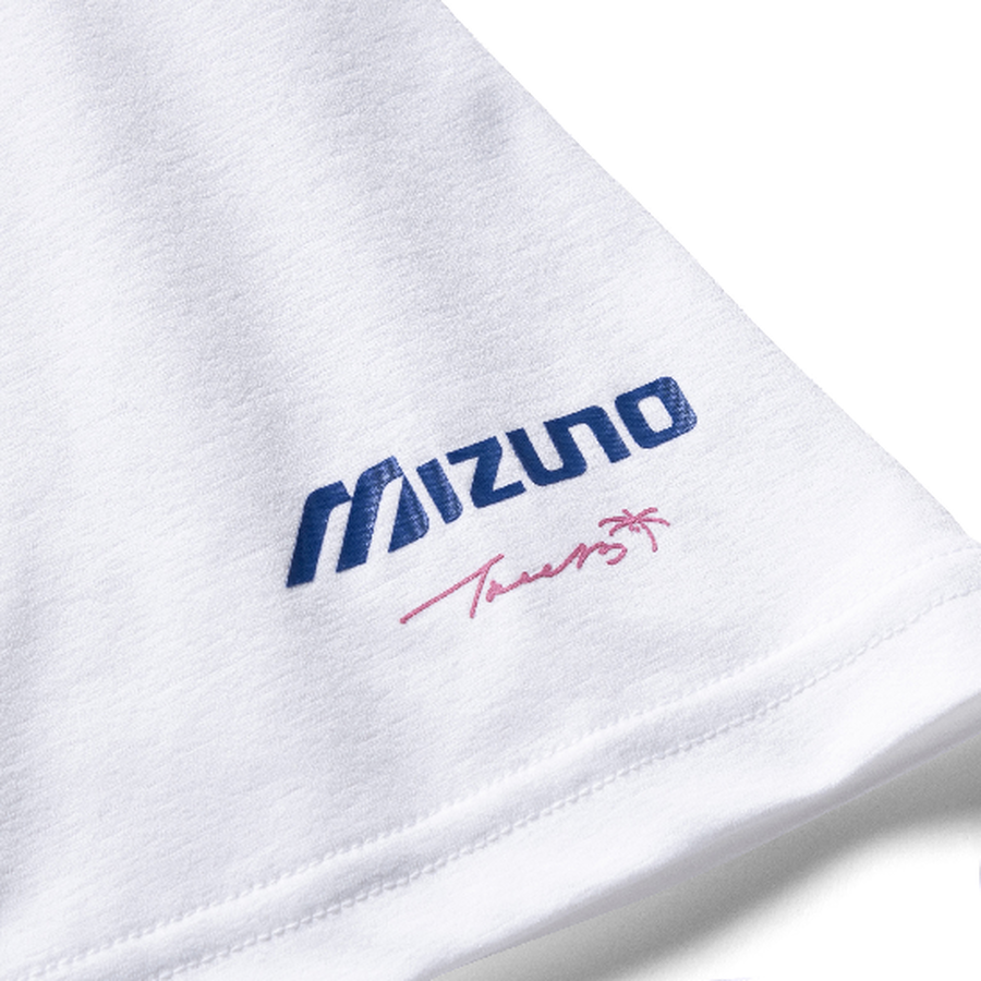 Mizuno Short Sleeve Graphic Tee White