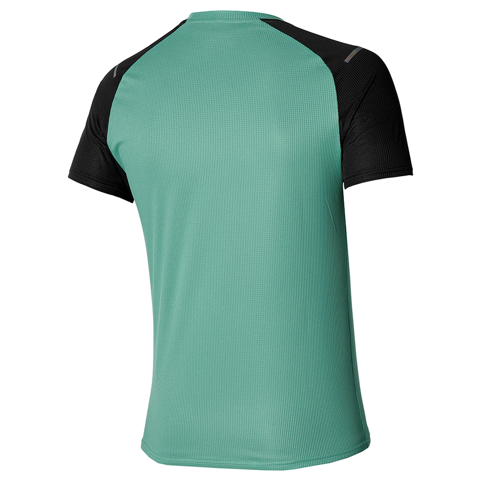 Mizuno DryAeroFlow Tee Mineral Blue/Black