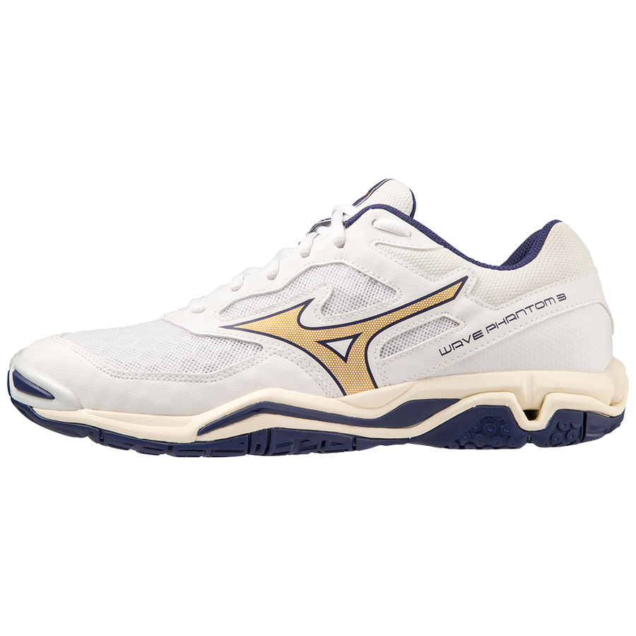 Mizuno WAVE PHANTOM 3 White/BRibbon/MP Gold