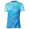 Mizuno Charge Shadow Graphic Tee Blue Glow